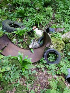 Sanacija črnega odlagališča – Banova jama 024